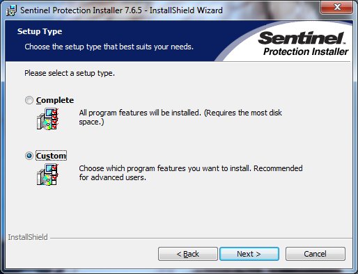 sentinel protection installer 7.6.5.exe enroute 4